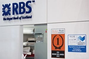 RBS marketindex mit den aktuellen Auszeichnungen, u.a. dem Gewinn der Brokerwahl in der Kategorie CFD Broker des Jahres 2012