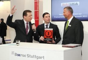 Der 1. Platz in der Kategorie Zertifikate Broker.